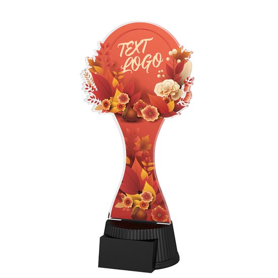 Acryltrophäe ACUTCM125 | Ausgabe mit Blumen