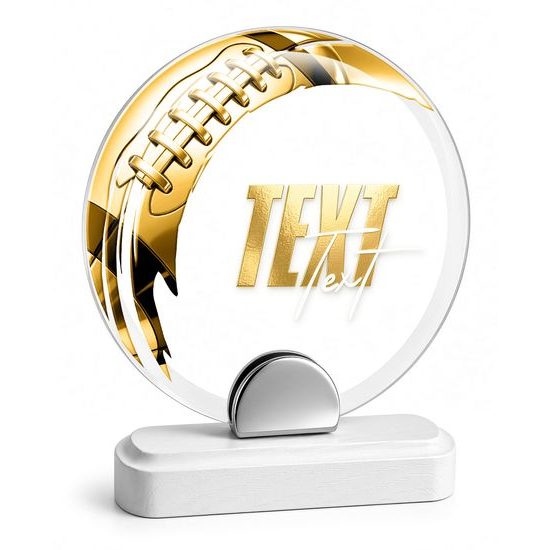Skleněná trofej CR242075M06 | Americký fotbal