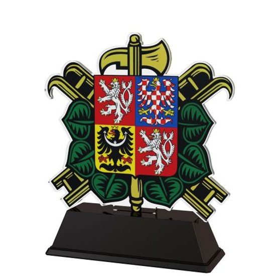 Akrylátová trofej FA210M34 | Hasiči