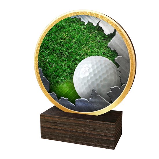 Dřevěná plaketa TFRW840 | Golf