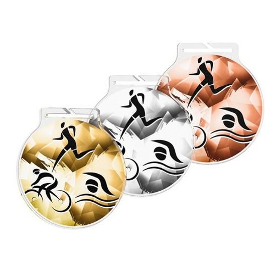 Acrylmedaille MDAR60M32 | Triathlon
