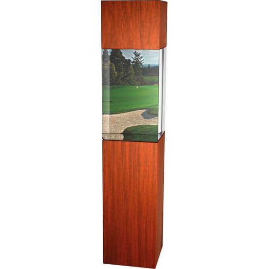 Golftrophäe - Holz-Glas Kombination CR3067M22