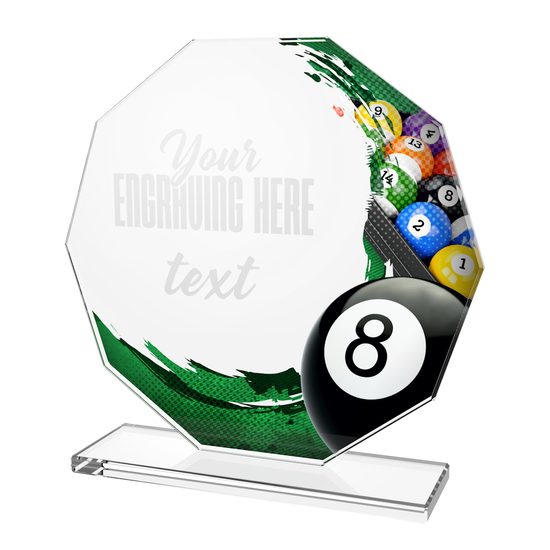 Skleněná trofej CR2024301M06 | Billiard
