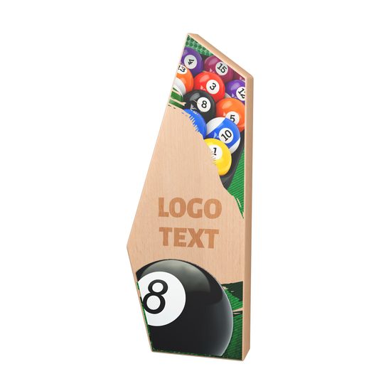 Dřevěná trofej WMT001M05 | Billiard