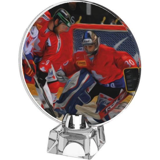 Skleněná trofej CR4043M7 | Hokej
