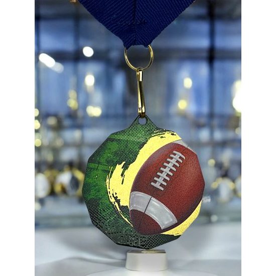 Kovová medaile MDM03M35 | Americký fotbal