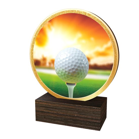 Dřevěná plaketa TFRW836 | Golf
