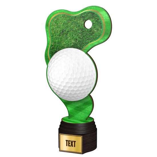 Dřevěná trofej ACTCW014 | Golf
