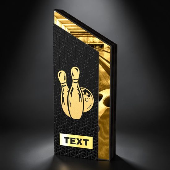 Drevená trofej WM001M20 | Bowling