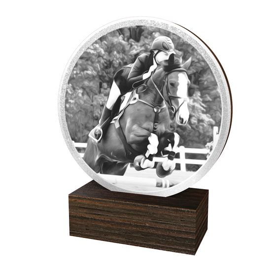Dřevěná plaketa TFRW898 | Jezdectví