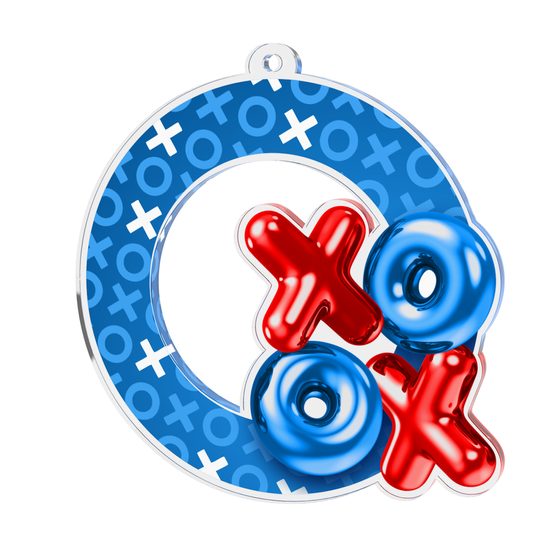 Akrylátová medaile MDA0010M65 | Piškvorky