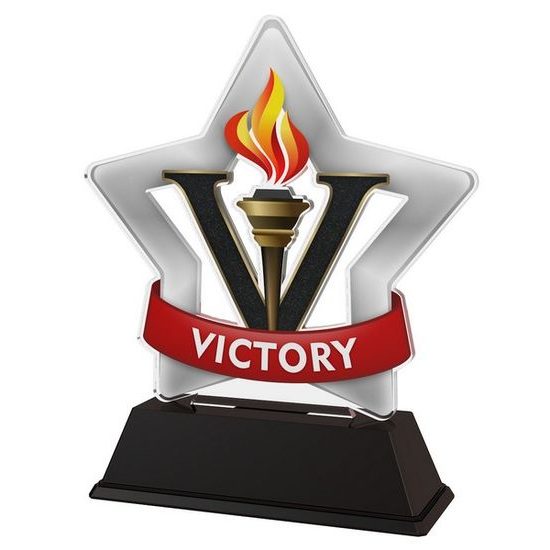 Akrylátová trofej STAR001M87 | Univerzální