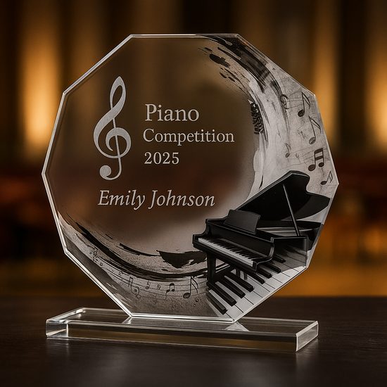 Sklenená trofej CR2024301M48 | Hudba