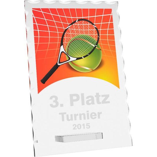 Skleněná trofej CR4244M7 | Tenis