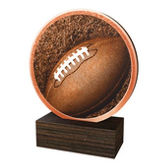 Drevená plaketa TFRW748 | Americký futbal