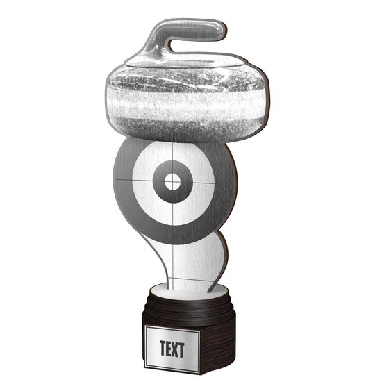 Dřevěná trofej ACTCWR020 | Curling