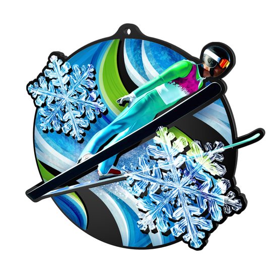 Akrylátová medaile MDABL M48 | Skoky na lyžích