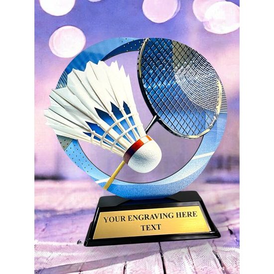 Kovová trofej SAM02M04 | Badminton