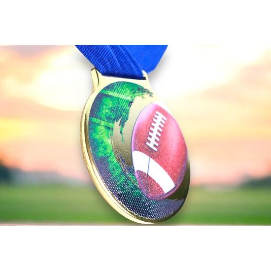 Kovová medaile MDLMIDM35 | Americký fotbal