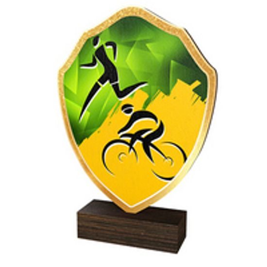 Dřevěná plaketa TFRW190 | Duatlon