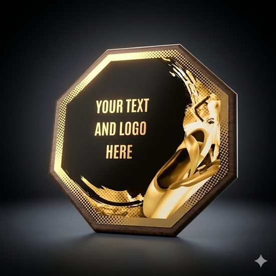 Dřevěná plaketa HEXM43 | Balet