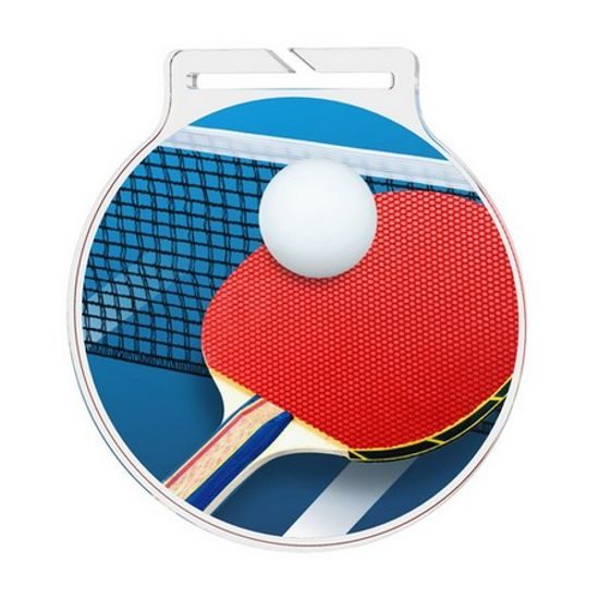 Akrylátová medaile MDA60M62 | Stolný tenis