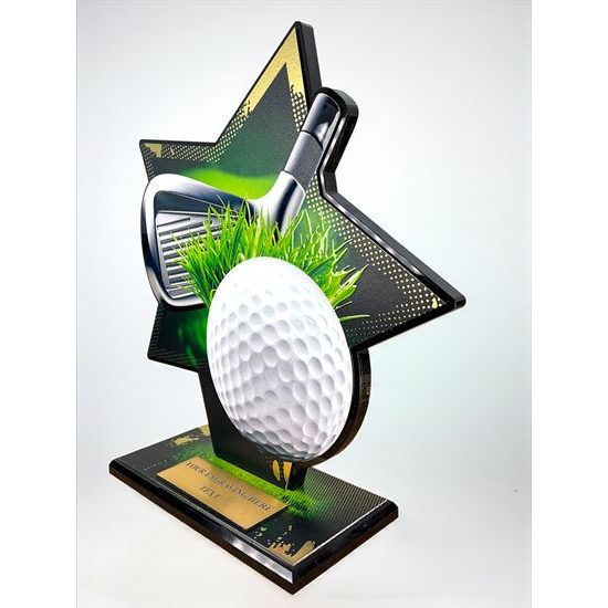 Kovová trofej SAM01M05 | Golf