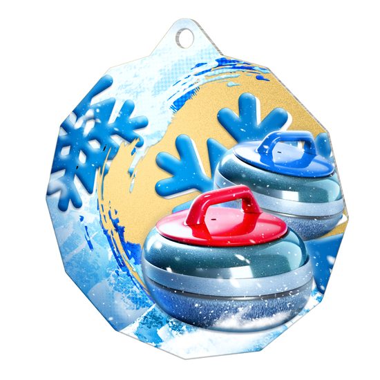 Metallmedaille MDM03M57 | Curling
