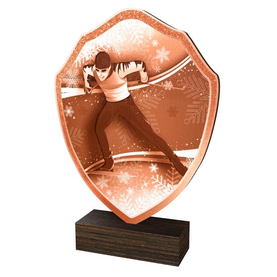 Dřevěná plaketa TFRW292 | Běžky