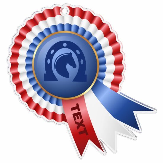 Akrylátová medaile MDAC0010M30 | Jazdectvo