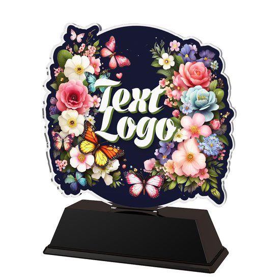 Akrylátová trofej FA200M46 | Květinová edice