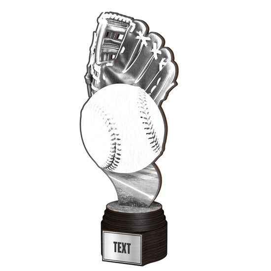 Dřevěná trofej ACTCWR092 | Baseball