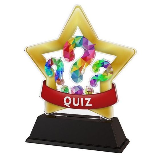 Akrylátová trofej STAR001M76 | Quiz