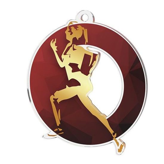 Akrylátová medaile MDA0020M76N | Běh