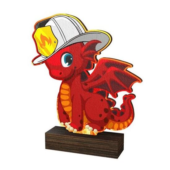 Dřevěná plaketa WF285 | Hasiči