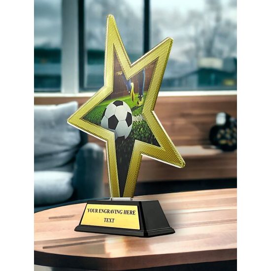 Acryltrophäe STAR002M1 | Fußball