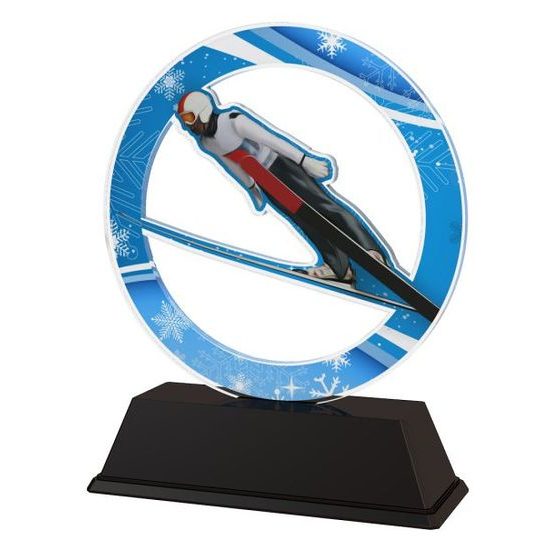 Akrylátová trofej CBCUS001M12 | Skoky na lyžích