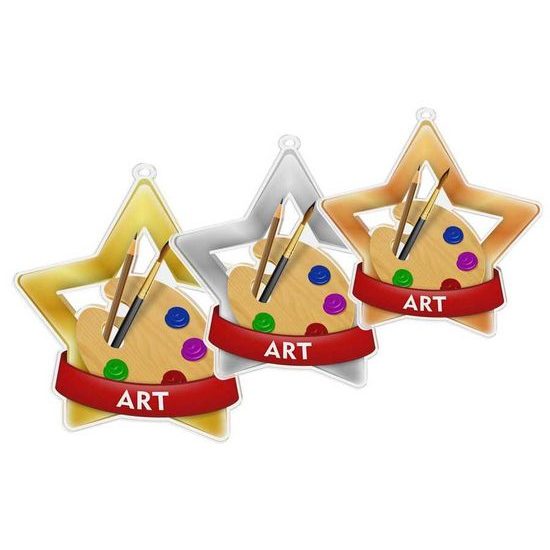 Akrylátová medaile MDASTARM62 | Dětské