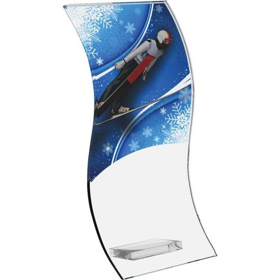 Sklenená trofej CRS4142M23 | Skoky na lyžiach