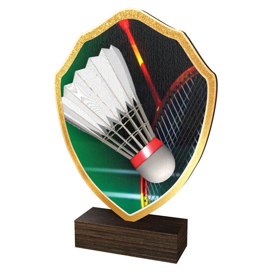 Dřevěná plaketa TFRW348 | Badminton