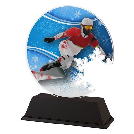 Akrylátová trofej CBCUS002M4 | Snowboard