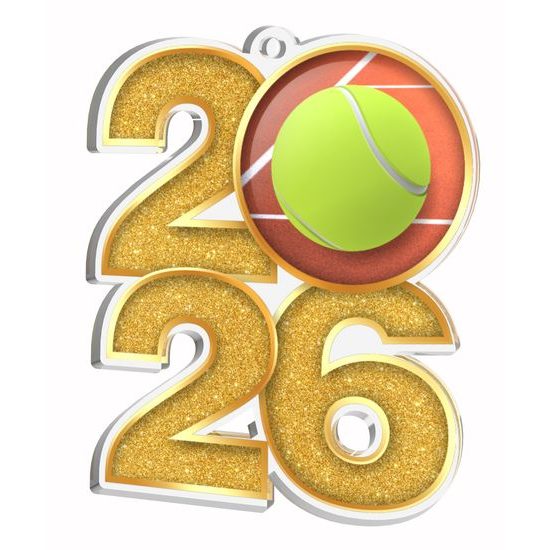 Acrylmedaille MDA2025M01 | Tennis