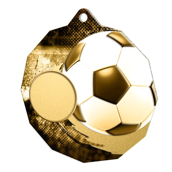 Kovová medaile ekoMDMR03M01 | Fotbal