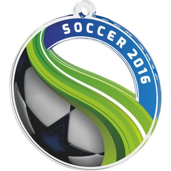 Akrylátová medaile MDAF0010M12 | Futbal