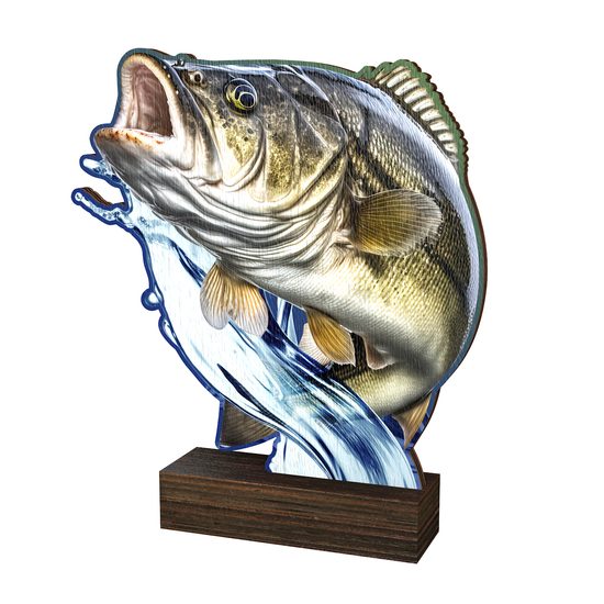 Drevená plaketa WF323 | Rybárčenie