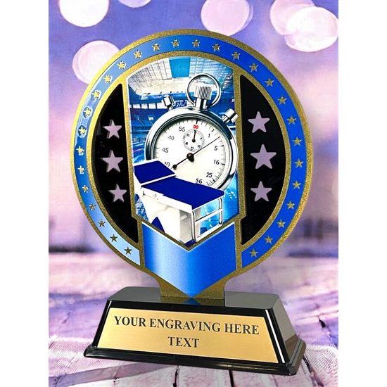 Kovová trofej SAM03M13 | Plavání