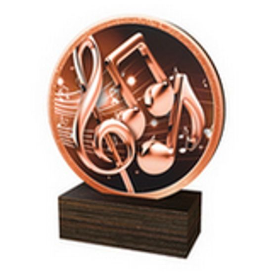 Dřevěná plaketa TFRW617 | Hudba