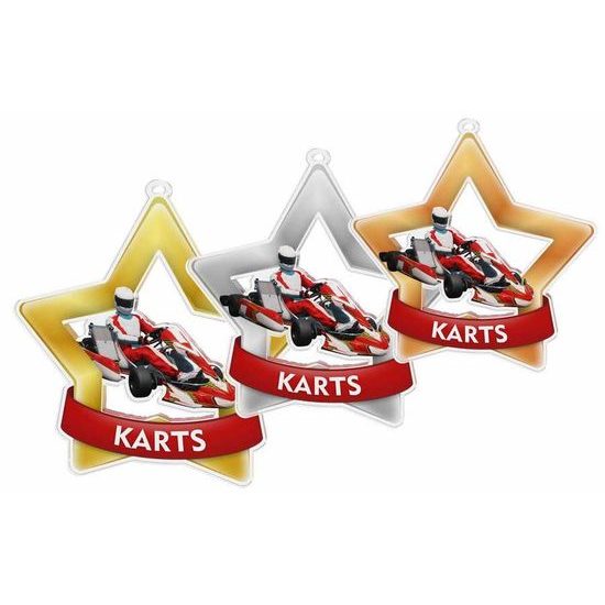 Akrylátová medaile MDASTARM19 | Motorsport