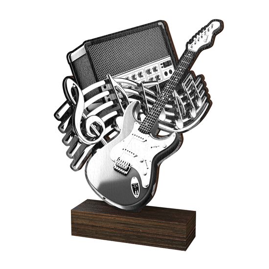 Dřevěná plaketa WF357 | Hudba