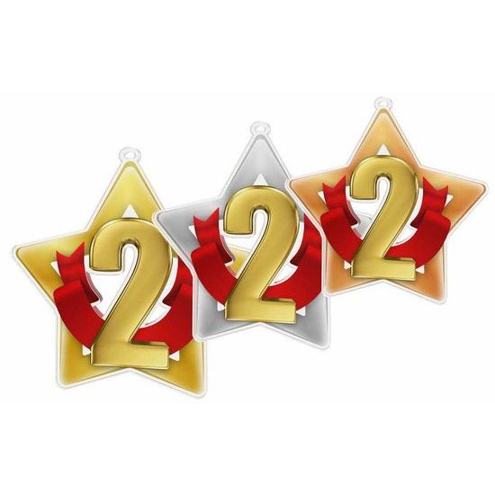 Acrylmedaille MDASTARM90 | Nummer